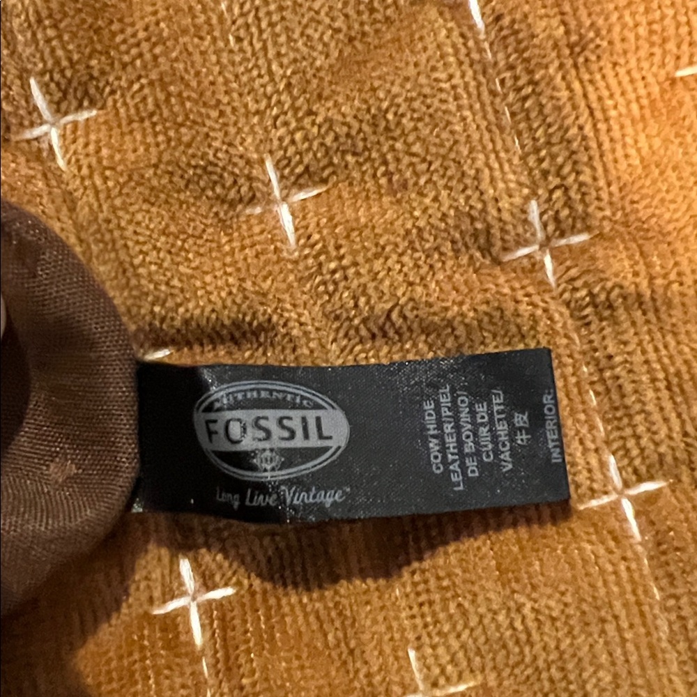 FOSSIL EXPLORER Foldover Bag Silver - Picture 7 of 7